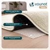 Weicher Kurzflor Teppich Wohnzimmer mit Antirutschmatte ф160 cm Beige - vuunot.com