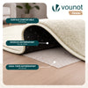 Weicher Kurzflor Teppich Wohnzimmer mit Antirutschmatte ф120 cm Beige - vuunot.com