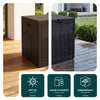 126L Gartenbox Aufbewahrungsbox Garten 56 x 43 x 53 cm, Holzoptik Braun - vuunot.com