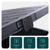 126L Gartenbox Aufbewahrungsbox mit integriertem 56 x 44 x 53 cm, Anthrazit - vuunot.com