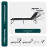 2er Set Sonnenliege mit Dach, 190 x 58 x 27 cm Schwarz - vuunot.com