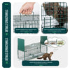 Marderfalle Lebendfalle Metall Tierfalle mit Griff, 60x18x25cm Grün - vuunot.com