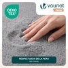 Weicher Kurzflor Teppich Wohnzimmer mit Antirutschmatte 120x160 cm Grau - vuunot.com
