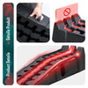 2er Set Auffahrrampe PKW bis 5T PP 91x30.5x22cm Schwarz - vuunot.com