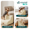 Hundetreppe Haustiertreppe aus hochdichtem Schwamm, rutschfest, 40x40x30cm Beige - vuunot.com