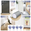 4er Set Türdichtung unten, zuschneidbare Zugluftstopper für Türen, 96 cm, Grau - vuunot.com