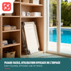 2er Set Sonnenliege Klappbar, Gartenliege Strandliege mit Sonnenschutz und 4-Fach Verstellbarer Rückenlehne, Beige - vuunot.com
