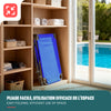 2er Set Sonnenliege Klappbar, Gartenliege Strandliege mit Sonnenschutz und 4-Fach Verstellbarer Rückenlehne, Blau - vuunot.com