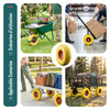 2 Stück Schubkarrenrad Pannensichere 3.50-4, Innenloch Ø16mm, 260x85mm - vuunot.com