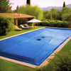 Poolabdeckung Rechteckig 160g/m² Doppelter Poolplane mit Aluminiumösen 6X12m - vuunot.com