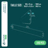 10er Set verzinkt Metall Rasenkante Beeteinfassung 100×13 cm, Braun - vuunot.com