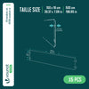 5er Set verzinkt Metall Rasenkante Beeteinfassung 100×18 cm, Braun - vuunot.com