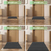 Schmutzfangmatte, Fußmatte, Anthrazit-schwarz 40x60cm - vuunot.com