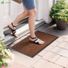 2er-Set Rutschfest Fußmatte Schmutzfangmatte, Läufer Flur dünn Braun-schwarz 40x60cm - vuunot.com
