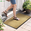2er-Set Rutschfest Fußmatte Schmutzfangmatte, Läufer Flur dünn Beige 60x90cm - vuunot.com