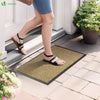2er-Set Rutschfest Fußmatte Schmutzfangmatte, Läufer Flur dünn Beige 40x60cm - vuunot.com