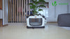 Hundebox faltbar, Hundetransportbox robust für Katze & Hunde 50x35x36 cm S Grau