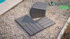 22 Stück Terrassenfliesen 30x30 cm, Klickfliesen Outdoor 2m² Anthrazit