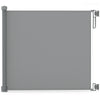 Treppenschutzgitter Ausziehbar Türschutzgitter Roll 0-180cm, für Kinder, Hunde, Katzen, Grau - vuunot.com