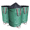 Pop Up Gartensack mit Griffen und Kordelzugverschluss 3er Set 100 L, Laubsack Selbstaufstellend Gartenabfallsack, Grün - vuunot.com