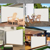 Seitenmarkise Ausziehbar, Sichtschutz 180x300cm, Beige - vuunot.com