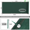 Zaunblende 1×10m, Sichtschutz Zaun 230 g/m² HDPE Schattiernetz, Grün - vuunot.com