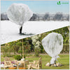 Gartenvlies Frostschutz mit 20 Erdanker, Frühbeetvlies Frostschutzvlies für Pflanzen, 50g/m², 1,5x20m - vuunot.com