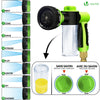 Flexibler Gartenschlauch 30m, Flexibel Wasserschlauch Dehnbarer mit 8 Sprühfunktionen & Spülmittelbehälter - vuunot.com