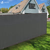 Zaunblende 1.8×10m, Sichtschutz Zaun 230 g/m² HDPE Schattiernetz, Grau - vuunot.com