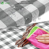 Tischdecke Bierzeltgarnitur 3er Set, Elastisch Rechteckig Gartentischdecke Outdoor, Abwaschbar abwischbar Wetterfest - vuunot.com