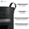 3er Pflanzsack 43L, Pflanztasche mit Fenster & Pflanzenschilder - vuunot.com