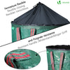 Pop Up Gartensack mit Griffen und Kordelzugverschluss 3er Set 170 L, Laubsack Selbstaufstellend Gartenabfallsack, Grün - vuunot.com