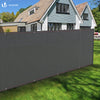 Zaunblende 1.5×10m, Sichtschutz Zaun 230 g/m² HDPE Schattiernetz, Grau - vuunot.com
