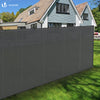 Zaunblende 1.8×10m, Sichtschutz Zaun 150 g/m² HDPE Schattiernetz, Grau - vuunot.com