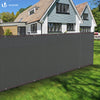 Zaunblende 1×10m, Sichtschutz Zaun 230 g/m² HDPE Schattiernetz, Grau - vuunot.com