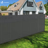 Zaunblende 1.5×10m, Sichtschutz Zaun 150 g/m² HDPE Schattiernetz, Grau - vuunot.com