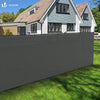 Zaunblende 1×10m, Sichtschutz Zaun 150 g/m² HDPE Schattiernetz, Grau - vuunot.com
