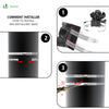 6 Blatt Ofenventilator Ohne Strom, Wärmebetriebener Kaminventilator Ventilator, Lüfter für Kaminofen, Ofenrohr, inkl. Thermometer - vuunot.com