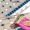 VOUNOT Tischdecke Outdoor, Elastisch Rechteckig Gartentischdecke, Abwaschbar abwischbar Wetterfest, 180x114 cm - vuunot.com