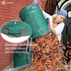 Pop Up Gartensack mit Griffen und Kordelzugverschluss 3er Set 100 L, Laubsack Selbstaufstellend Gartenabfallsack, Grün - vuunot.com