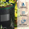 3er Hochbeet Pflanzsack 200L, Pflanztasche mit Pflanzenschilder - vuunot.com