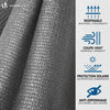 Zaunblende 1.8×10m, Sichtschutz Zaun 230 g/m² HDPE Schattiernetz, Grau - vuunot.com