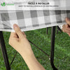 Tischdecke Bierzeltgarnitur 3er Set, Elastisch Rechteckig Gartentischdecke Outdoor, Abwaschbar abwischbar Wetterfest - vuunot.com