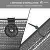 Zaunblende 1×10m, Sichtschutz Zaun 150 g/m² HDPE Schattiernetz, Grau - vuunot.com