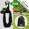 Flexibler Gartenschlauch 30m, Flexibel Wasserschlauch Dehnbarer mit 8 Sprühfunktionen & Spülmittelbehälter - vuunot.com