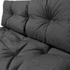 Palettenkissen 4er Set für Indoor und Outdoor, Palettenpolster Wasserdicht Palettensofa, Grau - vuunot.com