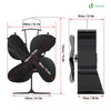 4 Blatt Ofenventilator Ohne Strom, Wärmebetriebener Kaminventilator Ventilator, Lüfter für Kaminofen, Kamin - vuunot.com