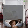 Treppenschutzgitter Ausziehbar Türschutzgitter Roll 0-180cm, für Kinder, Hunde, Katzen, Grau - vuunot.com