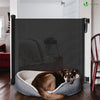Treppenschutzgitter Ausziehbar Türschutzgitter Roll 0-180cm, für Kinder, Hunde, Katzen, Schwarz - vuunot.com