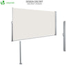 Seitenmarkise Ausziehbar, Sichtschutz 180x300cm, Beige - vuunot.com